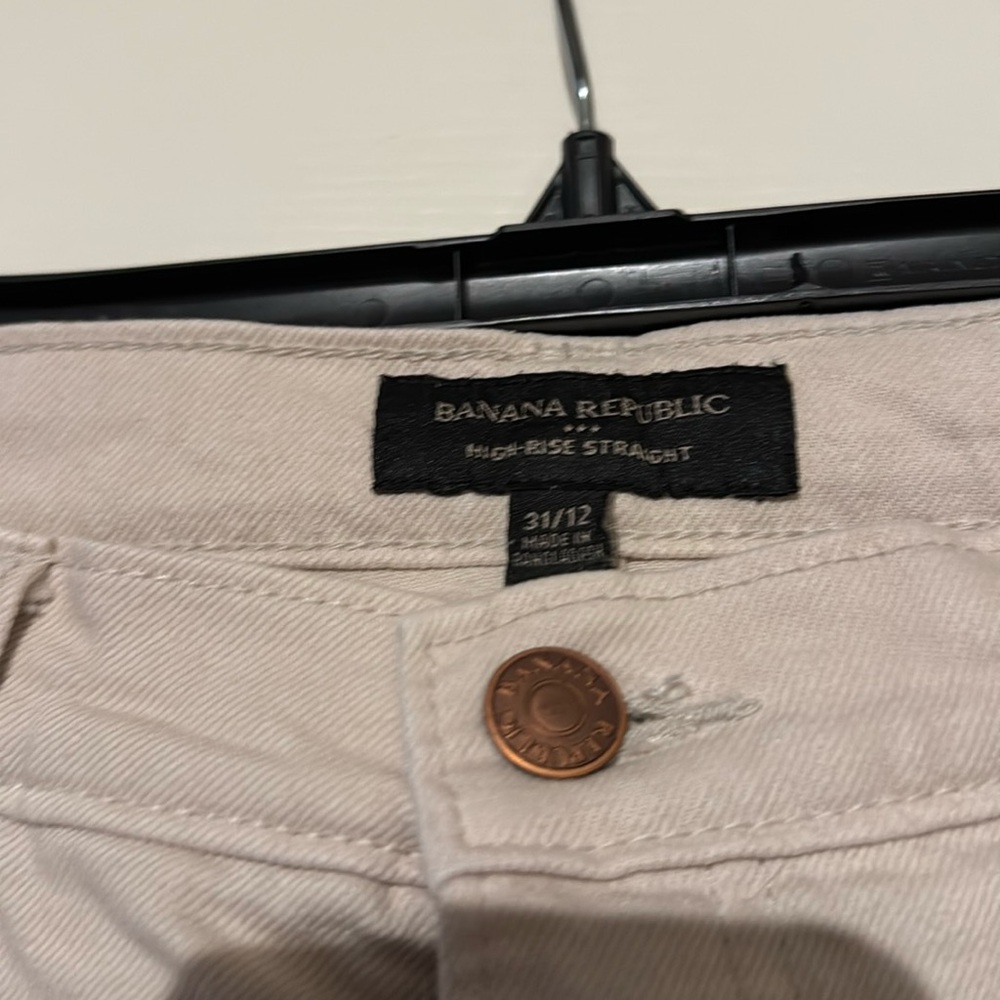 Banana Republic high-rise straight jeans
